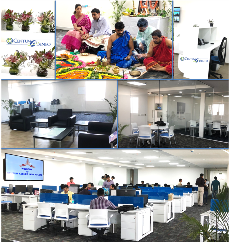 Inauguration of the new offices for Centum Adeneo India