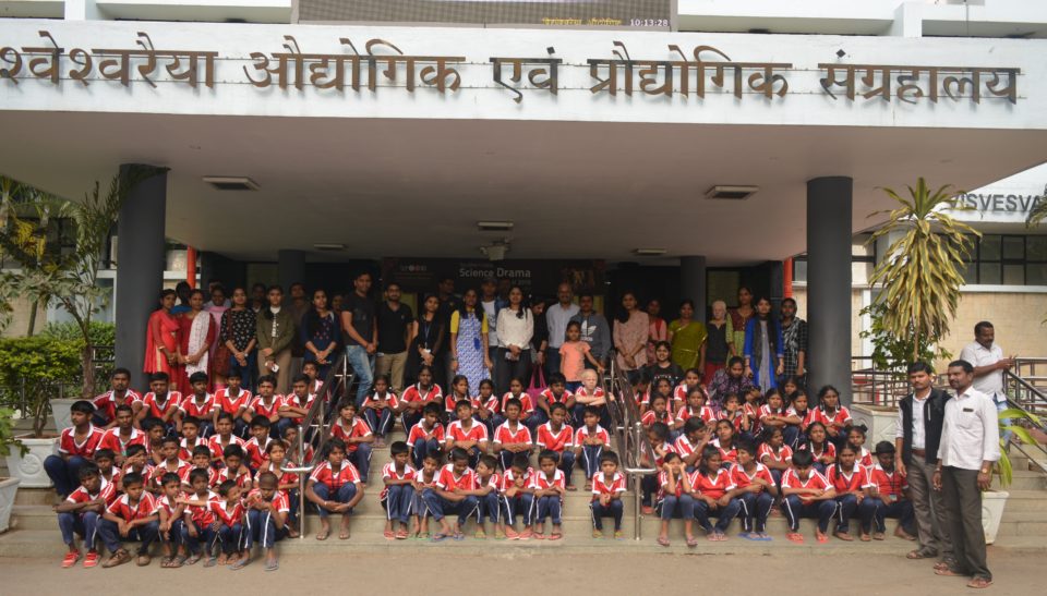 New year 2020 with the Mathru School Blind kids